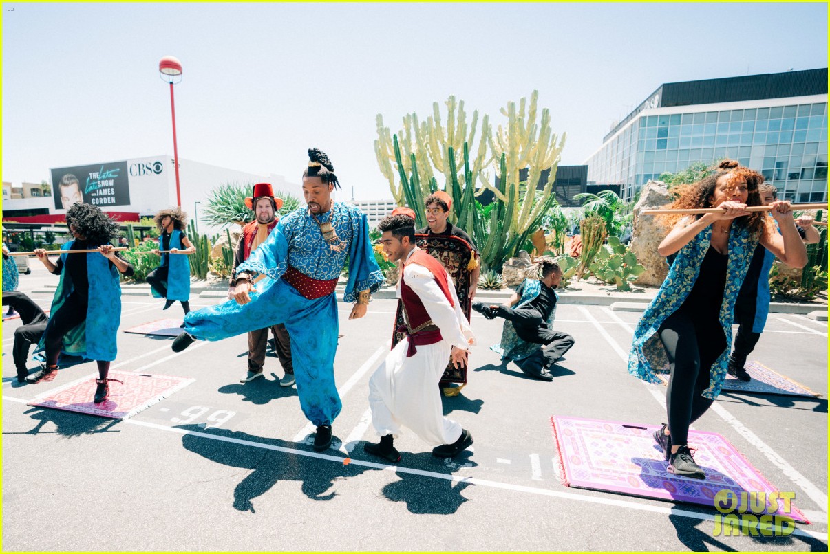 aladdin cast crosswalk musical video 18