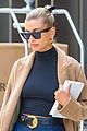 hailey bieber spends her afternoon at the hair salon 07