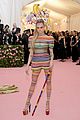 cara delevingne wears rainbow stripes to met gala 2019 08