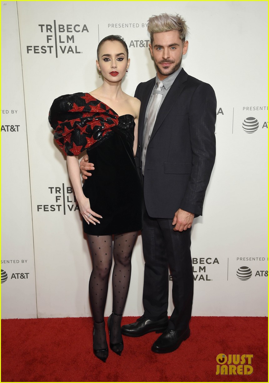 zac efron lily collins extremely wicked tribeca premiere 03