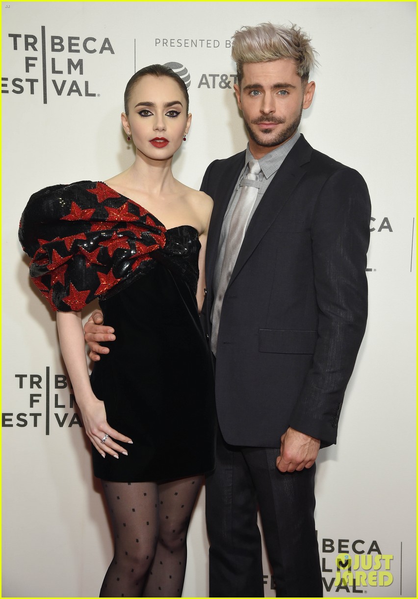 zac efron lily collins extremely wicked tribeca premiere 07