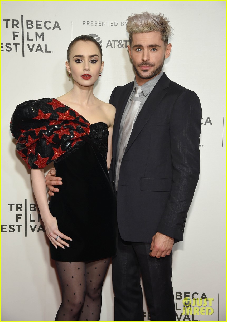 zac efron lily collins extremely wicked tribeca premiere 09