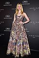 elle fanning wears a painting on her dress at kering women in motion awards 01