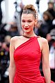 bella hadid sizzles in red dress at cannes film festival 2019 02