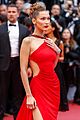 bella hadid sizzles in red dress at cannes film festival 2019 06
