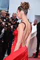 bella hadid sizzles in red dress at cannes film festival 2019 17