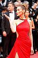 bella hadid sizzles in red dress at cannes film festival 2019 20