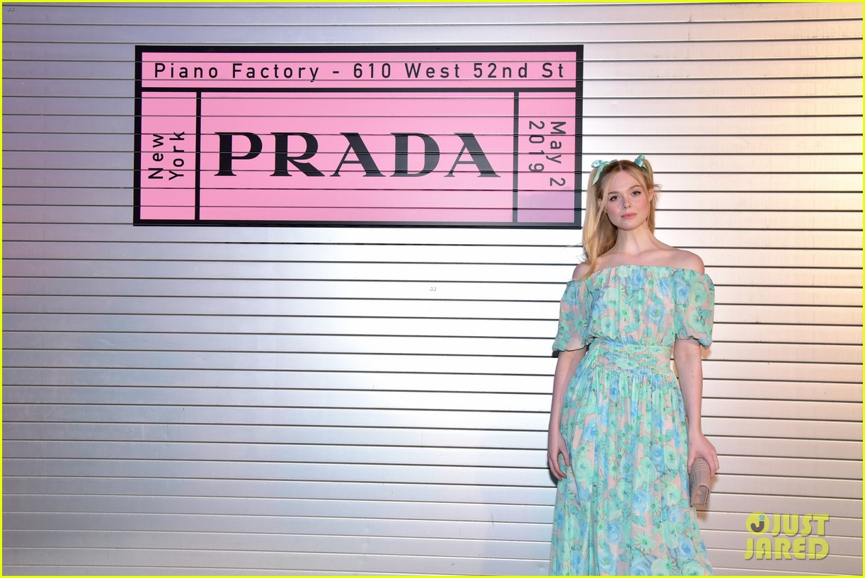 shailene woodley hailee steinfeld elle fanning attend prada resort 2020 fashion show 18