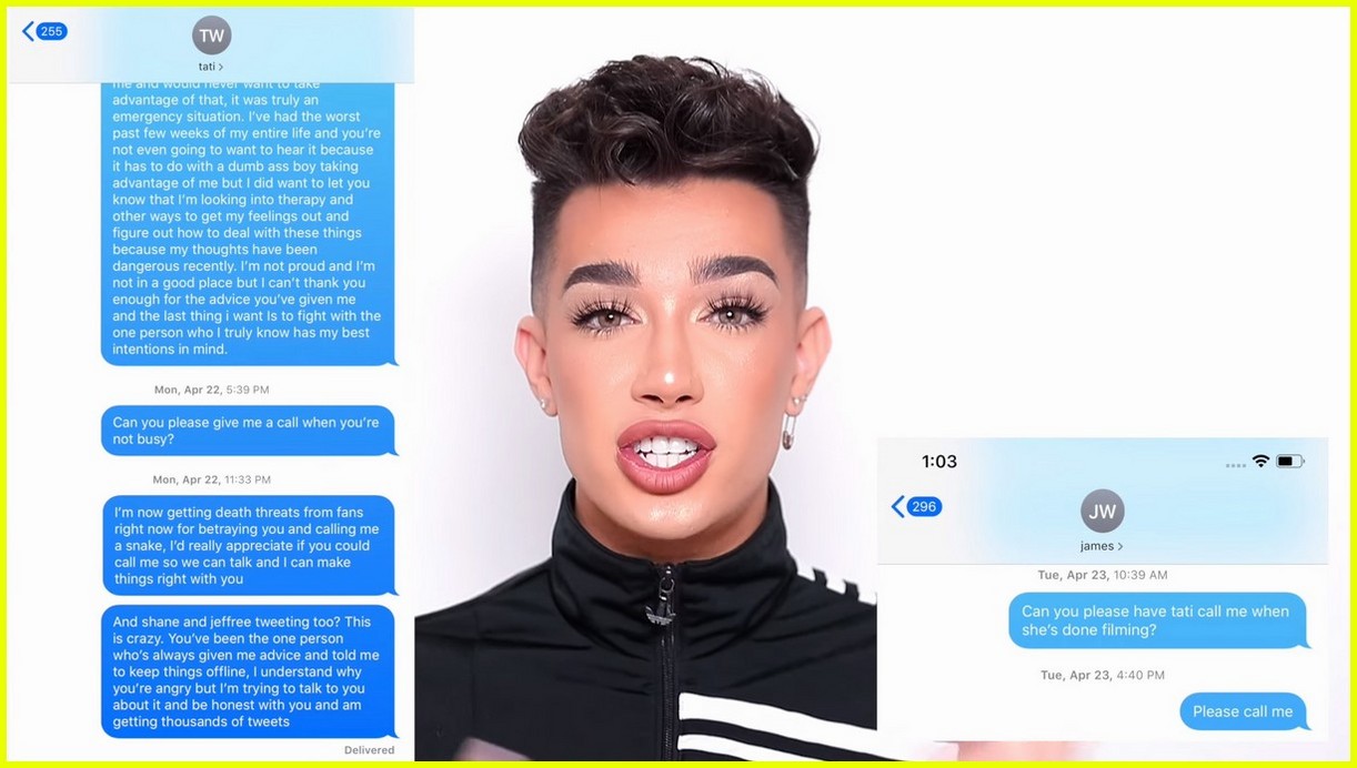 james charles new video about tati westbook 05