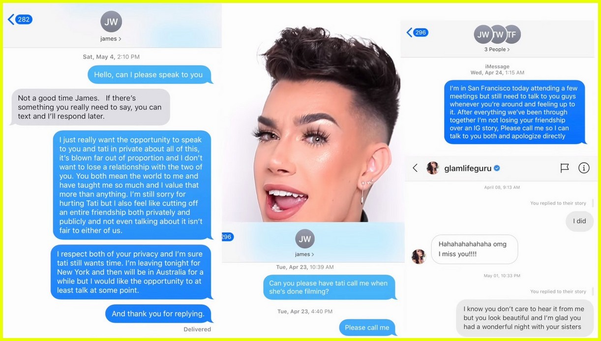 james charles new video about tati westbook 06