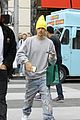 justin hailey bieber wear oversized sweaters for beverly hills shopping day 10
