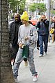 justin hailey bieber wear oversized sweaters for beverly hills shopping day 11