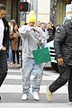 justin hailey bieber wear oversized sweaters for beverly hills shopping day 16