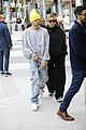 justin hailey bieber wear oversized sweaters for beverly hills shopping day 30