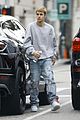 justin hailey bieber wear oversized sweaters for beverly hills shopping day 33