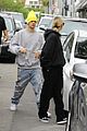 justin hailey bieber wear oversized sweaters for beverly hills shopping day 35