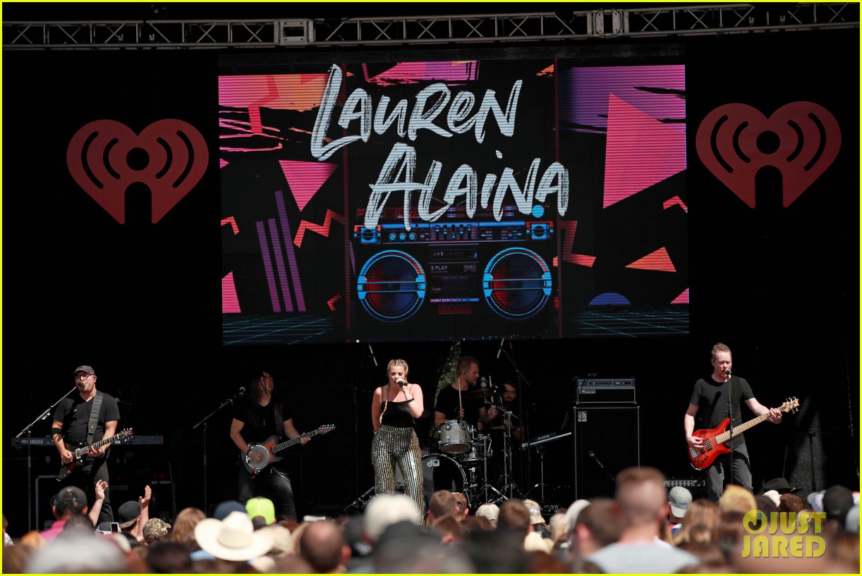 lauren alaina takes the stage at iheartcountry music festival 11