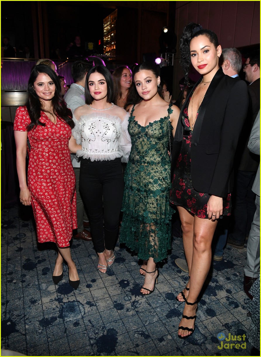 lucy hale ashleigh charmed legacies more cw after party 01