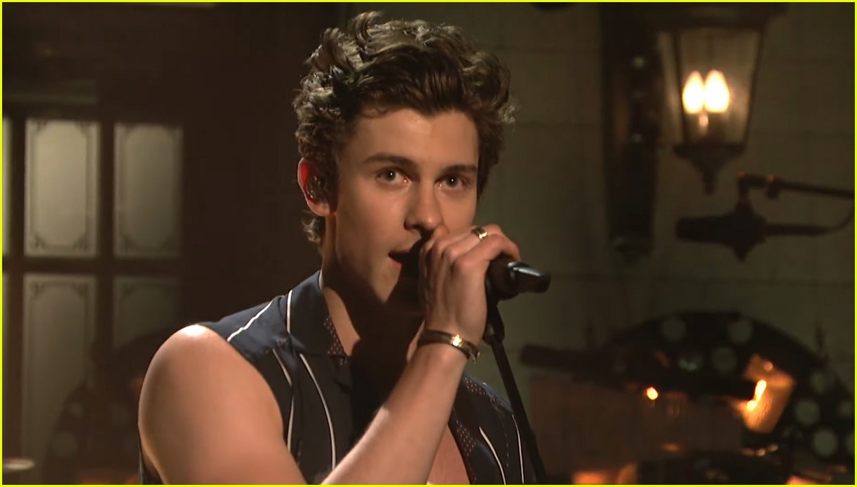 shawn mendes in my blood snl 02