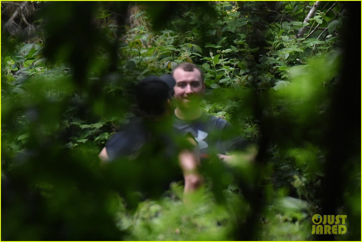 sam smith goes for a hike with trainer 24