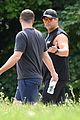 sam smith goes for a hike with trainer 16