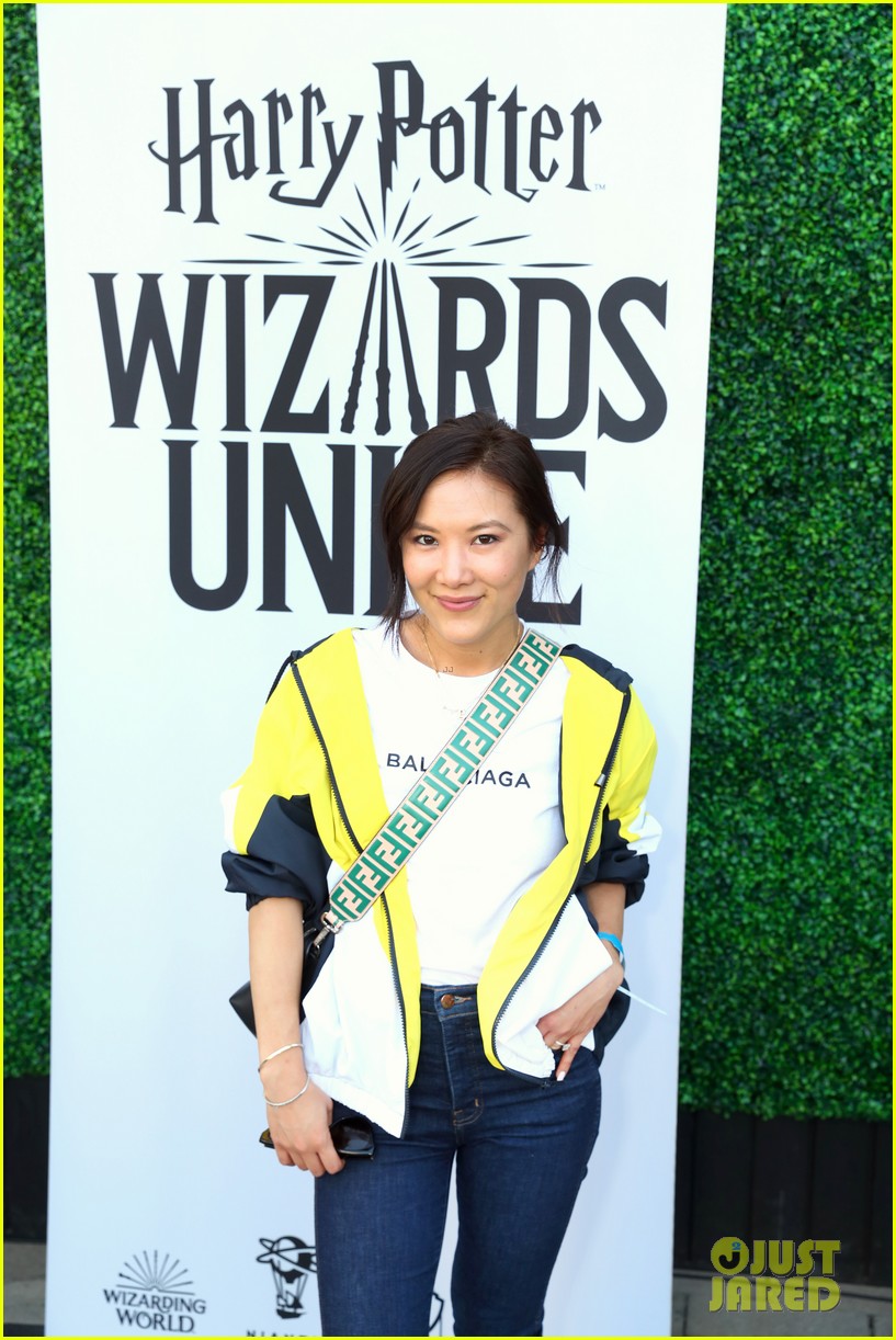 ally maki attends harry potter wizards unite event with fiance travis atreo 04