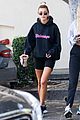 hailey bieber goes for coffee run with a friend 01