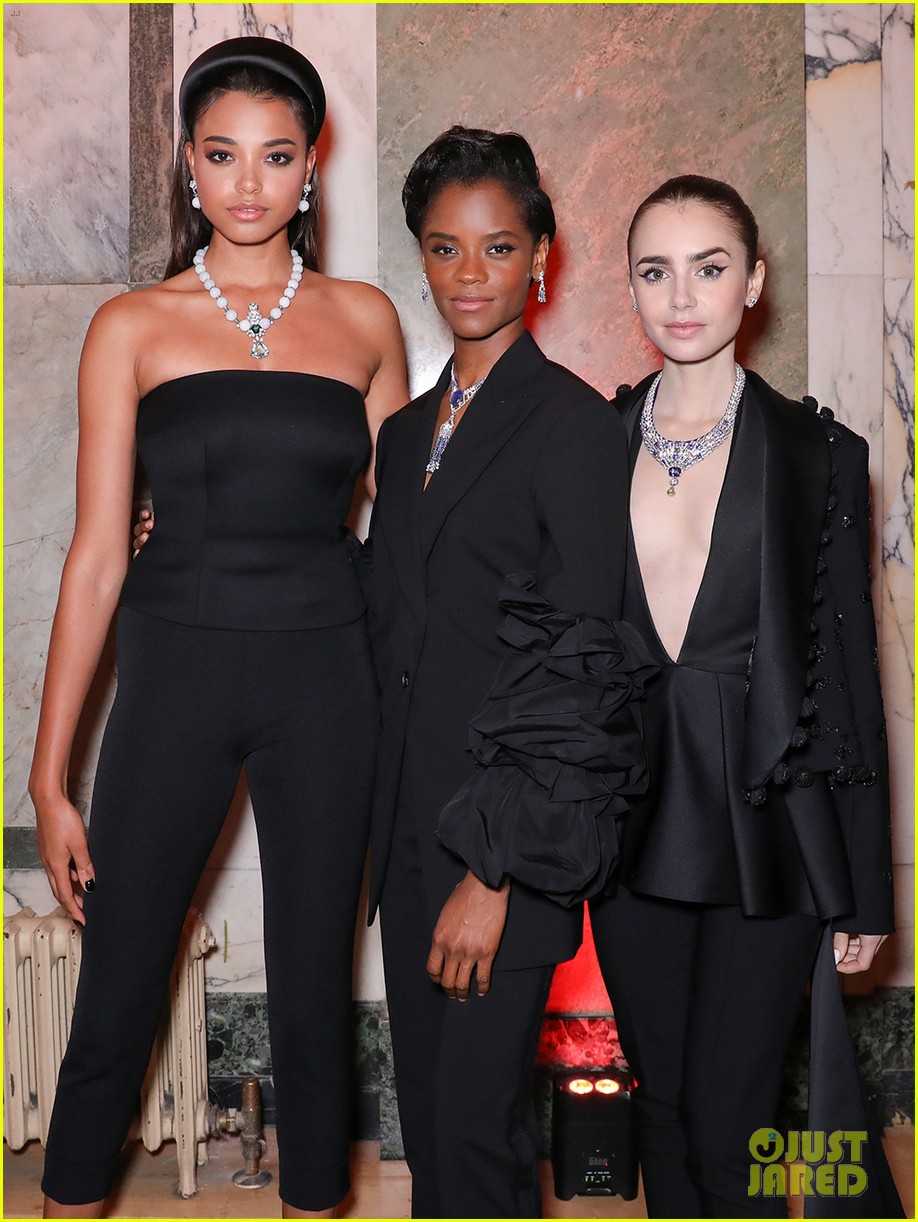lily collins diana silvers more cartier event 02