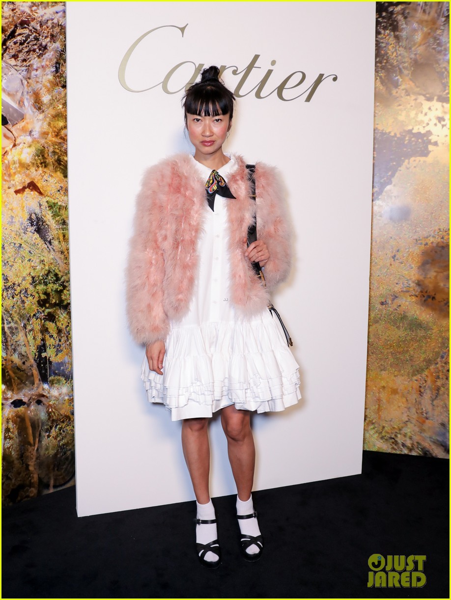 lily collins diana silvers more cartier event 26