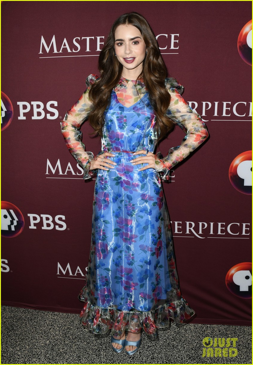 lily collins les mis photo call 23