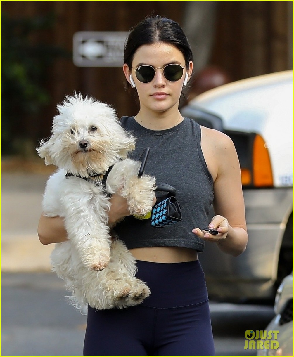 lucy hale holding elvis 04