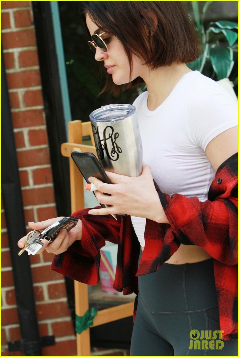 lucy hale workout studio city cup 03