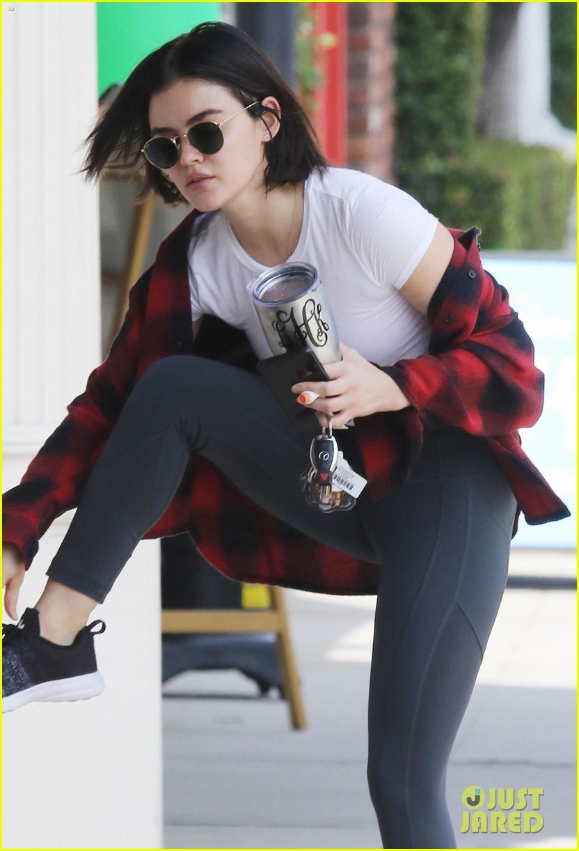 lucy hale workout studio city cup 09