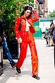 kendall jenner rocks all red for lunch in nyc 06