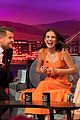 mbb lily james late show corden pics int 07