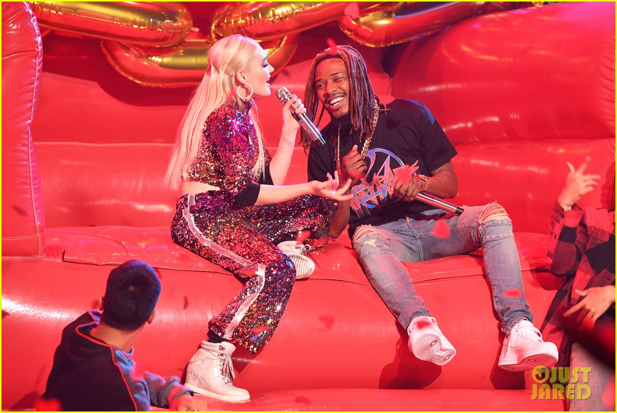 meg donnelly performs with u with fetty wap at ardys 2019 06