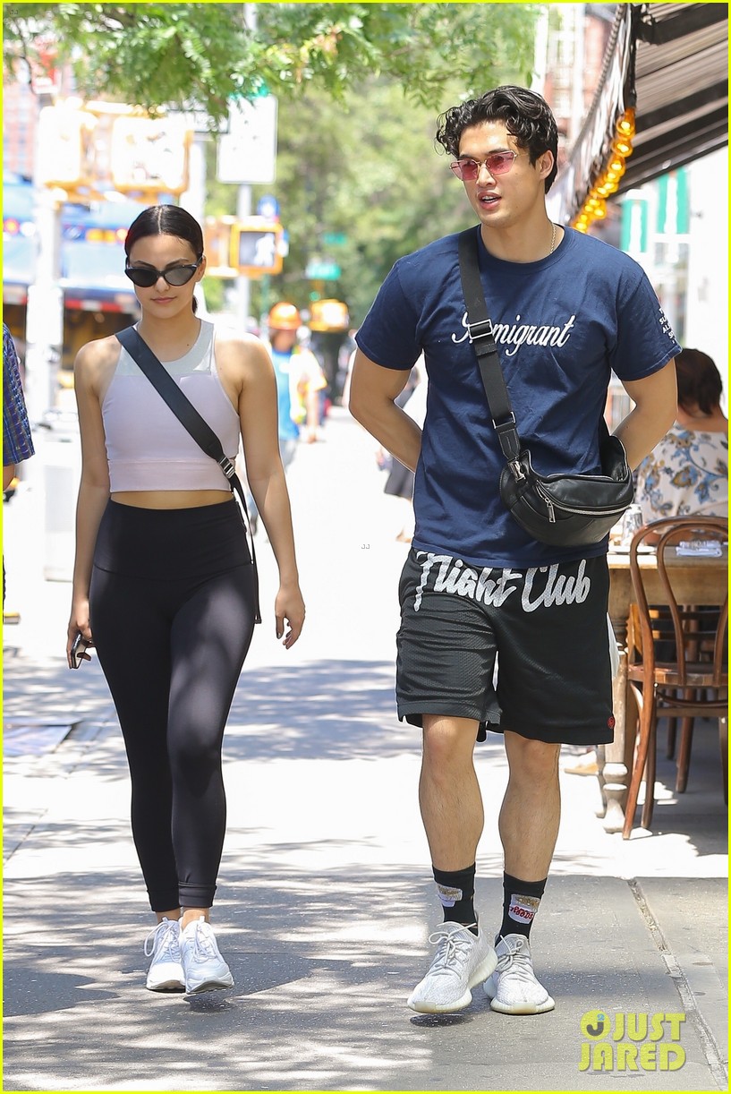 camila mendes charles melton go sporty for day out in nyc 03
