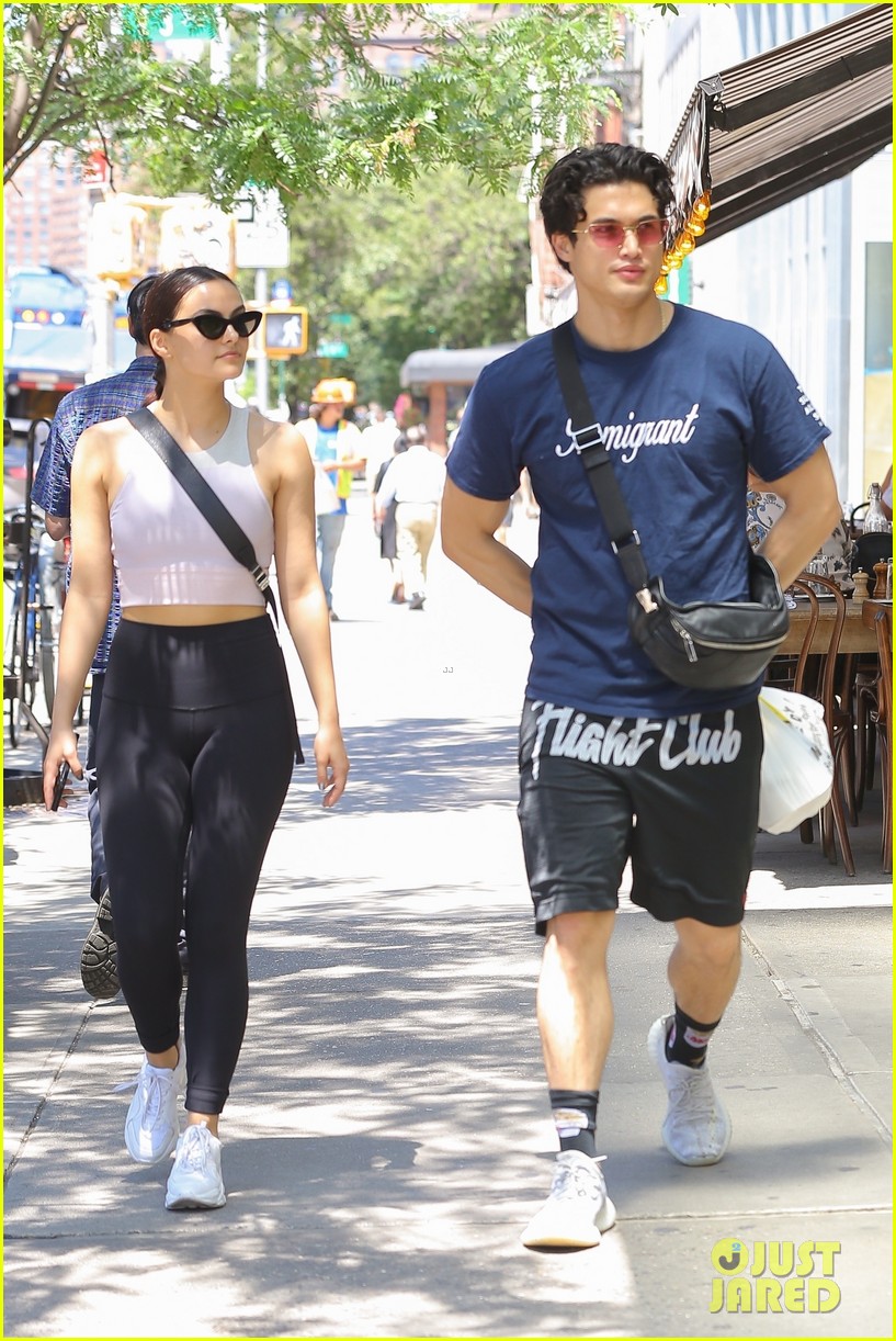 camila mendes charles melton go sporty for day out in nyc 05