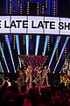 little mix invade james corden desk while performing on late late show 02