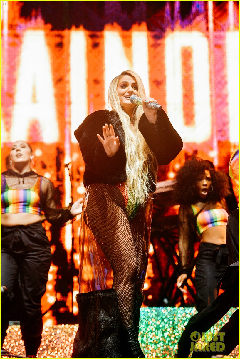 Meghan Trainor Wows in Rainbow Look at L.A. Pride Photo 1241732