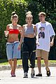 hailey bieber bares toned body during day out with husband justin bieber 01