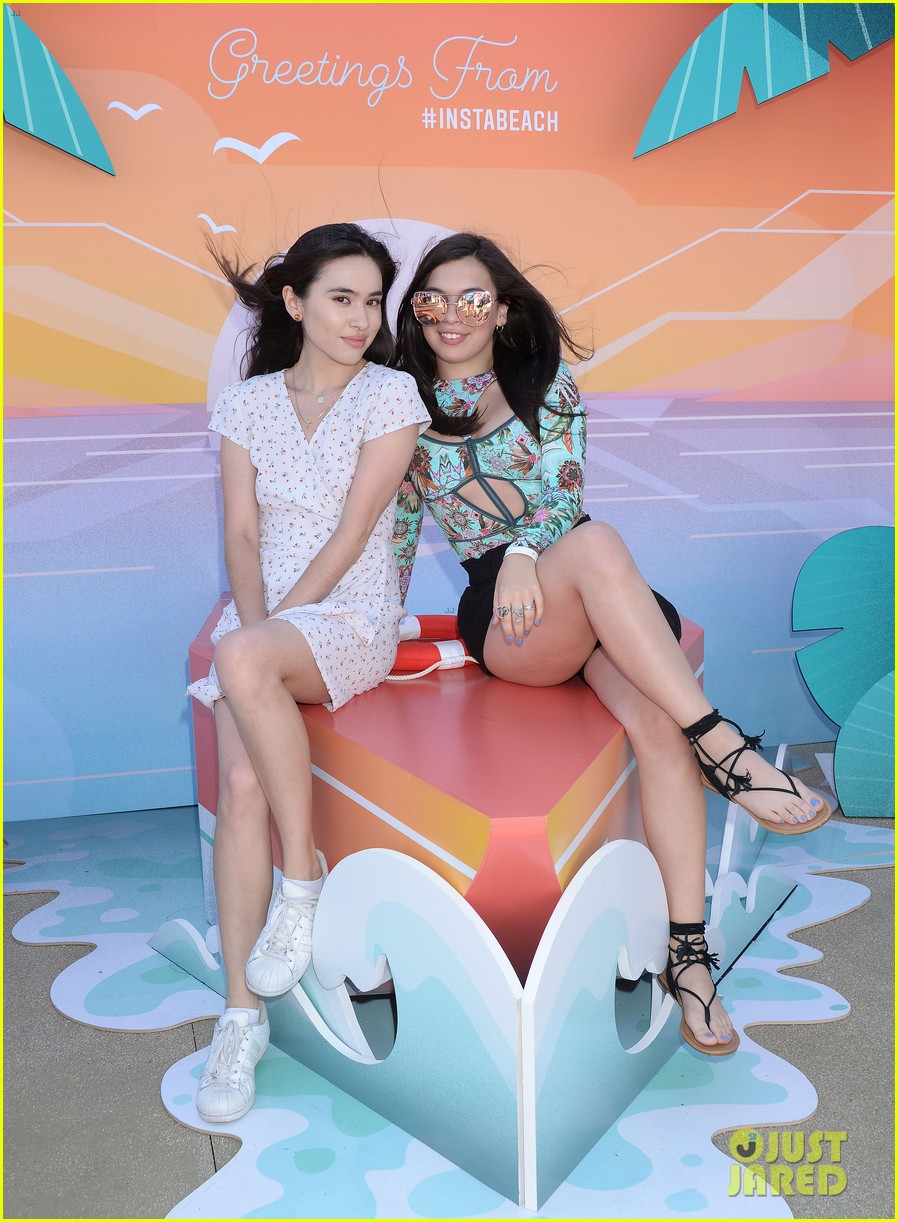 lilimar sky katz siena agudong have fun at instabeach event 39
