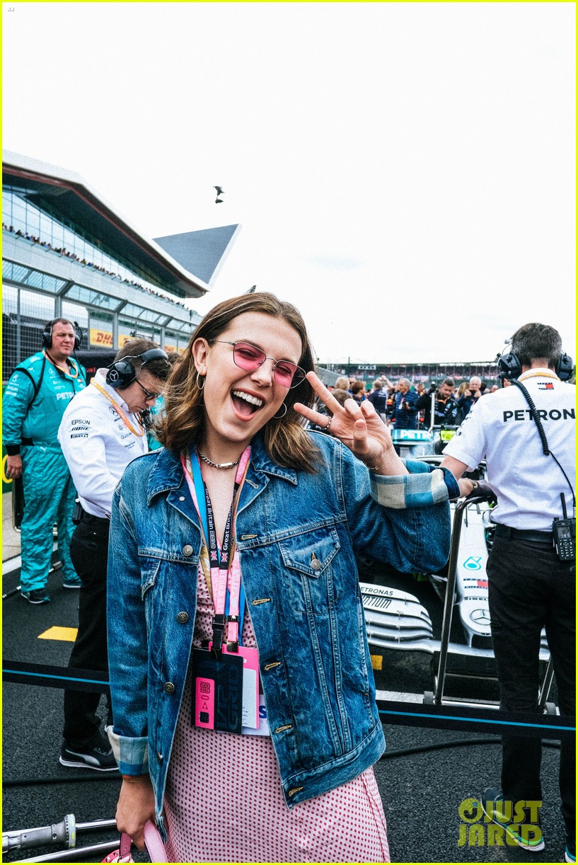 millie bobby brown hangs with spice girls at formula one race 05