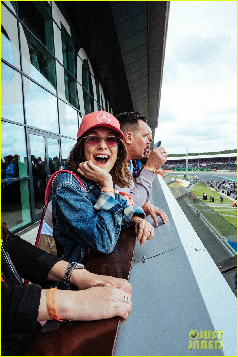 millie bobby brown hangs with spice girls at formula one race 06