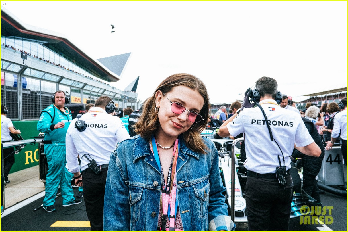 millie bobby brown hangs with spice girls at formula one race 07