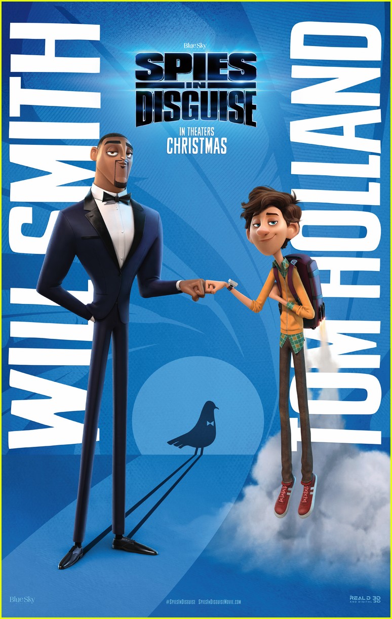 will smith and tom holland team up spies in disguise trailer 01