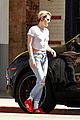 kristen stewart dons double denim for flight out of lax 05