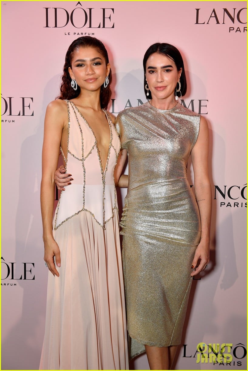 zendaya goes pretty in pink for lancome fragrance launch party 16