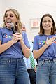 bailee madison lauren alaina help distribute backpackswith blessings in a backpack 02