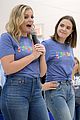 bailee madison lauren alaina help distribute backpackswith blessings in a backpack 07